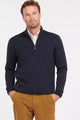 Barbour Gamlan Half Zip Waterproof Sweater - Navy MKN1213NY91
