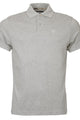 Barbour Polo Shirt Tartan Pique Polo in Grey Marl MML0012GY52 summer