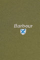 Barbour Polo Shirt Tartan Pique in Burnt Olive MML0012OL39 logo