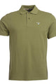 Barbour Polo Shirt Tartan Pique in Burnt Olive MML0012OL39 fitted