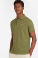 Barbour Polo Shirt Tartan Pique in Burnt Olive MML0012OL39 fashion