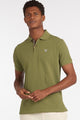 Barbour Polo Shirt Tartan Pique in Burnt Olive MML0012OL39 green
