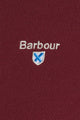 Barbour Polo Shirt Tartan Pique Polo in Ruby MML0012RE53 logo