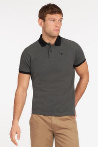 Barbour Polo Shirt-Sports Shirt Mens two tone Mix-Black MML0628BK31 side