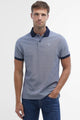 Barbour Polo Shirt Sports Polo Mix Electric Blue MML0628BL24 front