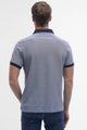Barbour Polo Shirt Sports Polo Mix Electric Blue MML0628BL24 back