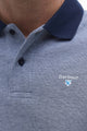 Barbour Polo Shirt Sports Polo Mix Electric Blue MML0628BL24 Logo