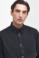 Barbour Washed Cotton overshirt heavy duty in Classical Navy MOS0281NY91 pocket