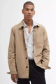 Barbour Washed Cotton overshirt heavy duty in Washed Stone MOS0281ST17