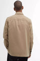 Barbour Washed Cotton overshirt heavy duty in Washed Stone MOS0281ST17 back