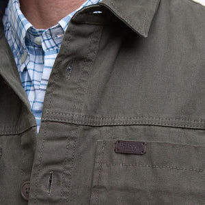 Barbour Overshirt Lingfield overshirt in Fern MOS0414GN86 logo