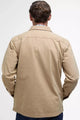 Barbour Overshirt Lingfield Canvas Overshirt in Dark Stone MOS0414ST52 back