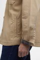 Barbour Overshirt Lingfield Canvas Overshirt in Dark Stone MOS0414ST52 sleeve cuff