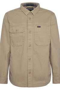 Barbour Overshirt Lingfield Canvas Overshirt in Dark Stone MOS0414ST52 safari
