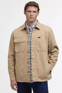 Barbour Overshirt Lingfield Canvas Overshirt in Dark Stone MOS0414ST52