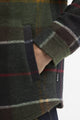 Barbour Overshirt Woodlane Brushed Check Overshirt  MOS0511TN11 pocket