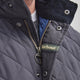 Barbour Quilted jacket-Shoveler-Dark Navy-MQU0784NY91 logo