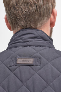 Barbour Quilted jacket-Shoveler-Dark Navy-MQU0784NY91 neck