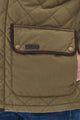 Barbour Burton waterproof, breathable Quilt in Olive MQU1306OL52 side pocket