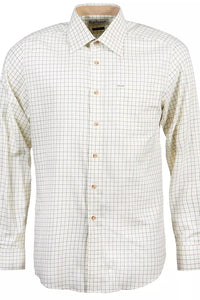 Barbour Shirt Tattersall Check in Green/Brown MSH0001GN51 fashion