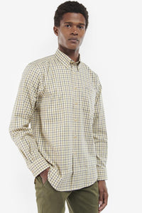 Barbour Shirt- Tattersall Check-100% cotton-Navy/Olive-MSH0002NY31 just £60 front