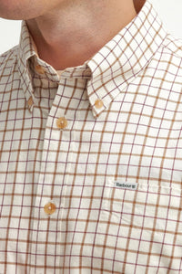 Barbour Shirt Bank Tattersall regular Shirt MSH2125RE94 logo