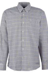 Barbour Shirt NEW Henderson in Whisper White navy/green check MSH5044WH32 fashion