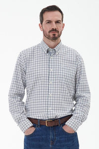 Barbour Shirt New Preston Olive check MSH5046OL51 front