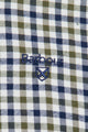 Barbour shirt NEW Finkle in Olive/Navy check MSH5242OL51 logo