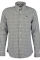 Barbour shirt NEW Finkle in Olive/Navy check MSH5242OL51 tailored