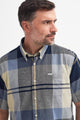 Barbour Shirt Douglas in River Birch Check MSH5453TN23 linen