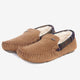 Barbour slippers Monty Moccasin Slippers in Camel Suede MSL0001BE51 cosy