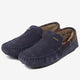 Barbour slippers Monty moccasin slippers in Navy Suede MSL0001NY52 comfort