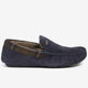 Barbour slippers Monty moccasin slippers in Navy Suede MSL0001NY52 robust