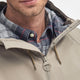Barbour Showerproof Kirkhill Jacket in STONE  Concrete MSP0105ST11 collar