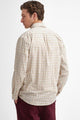 Barbour Shirt Barbour Bank Tattersall Shirt in check Merlot MSH2125RE94 back
