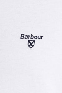 Barbour white sports tee Essential Tee shirt round neck MTS0331WH11 brand