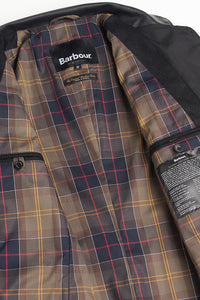 Barbour Beacon-as worn in Skyfall James Bond Wax Sports Jacket-BLACK MWX0007BK91 liner