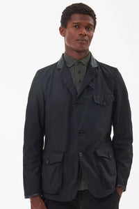Barbour Beacon-as worn in Skyfall James Bond Wax Sports Jacket-BLACK MWX0007BK91 slim
