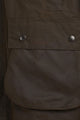 Barbour Northumbria Classic wax jacket in Olive MWX0009OL91 logo