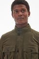 Barbour Corbridge Wax Jacket New Beech MWX0340SN91 collar