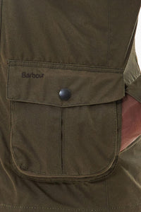 Barbour Corbridge Wax Jacket New Beech MWX0340SN91 side pocket