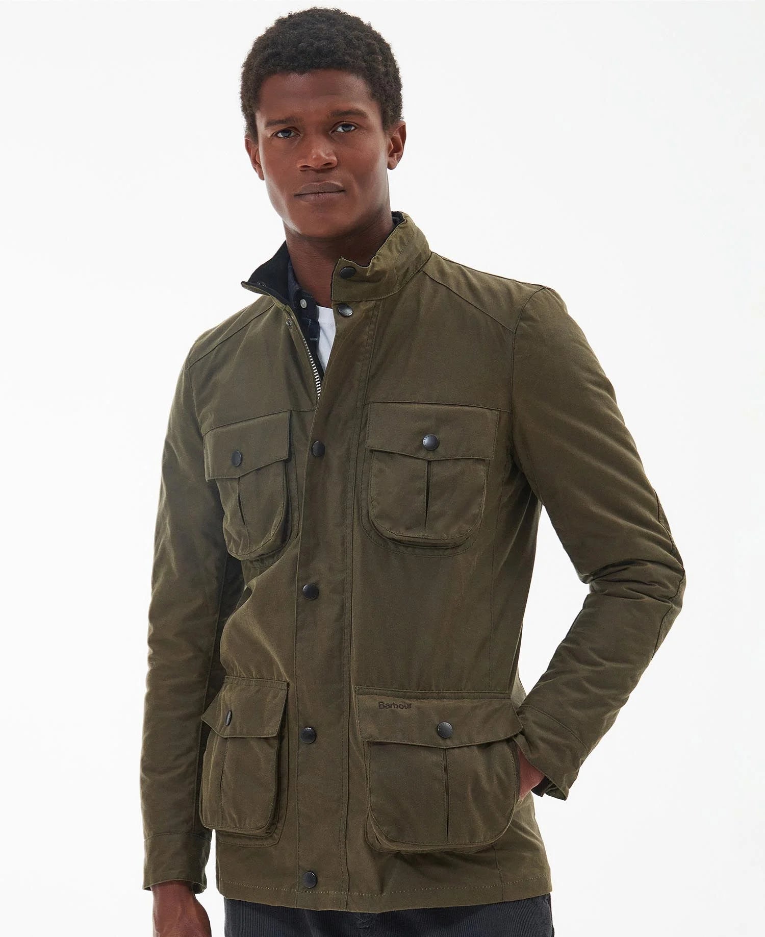 Barbour ashbridge top wax jacket