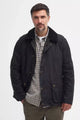 Barbour Halton New Mens wax Jacket in Rustic Brown MWX2290RU91 open