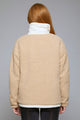 Toggi Ladies Spruce Shearling Jacket in Stone colour back