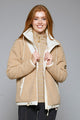 Toggi Ladies Spruce Shearling Jacket in Stone colour