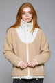 Toggi Ladies Spruce Shearling Jacket in Stone colour warm
