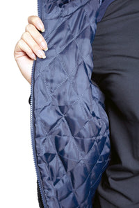Toggi Gilet Brooks Sherpa fleece  Hooded in Navy BrooksNavy lined