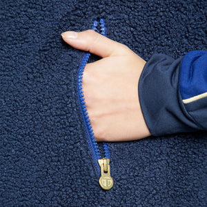 Toggi Gilet Brooks Sherpa fleece  Hooded in Navy BrooksNavy pocket