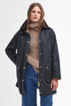 Barbour Long Beadnell Wax in Sage green LWX1404SG51